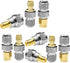 F-Type to SMA Male Female 3 Sets 9 Pcs RF Coaxial Coax Adapter Connector SMA to F-Type SMA Male to F Female F Female to SMA Female...