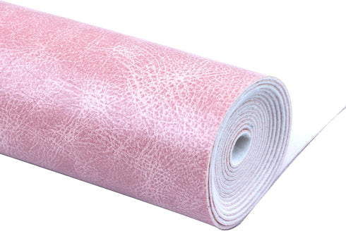 Faux Leather Fabric Soft 12"X53"(30cm x135cm) PU Faux Leather Sheets Suitable for Different Manual DIY Projects (Pink)...