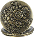 BOSHIYA Retro Flower Openwork Cover Quartz Pocket Watch with Chain Half Hunter Pocket Watches for Women with Box, for Mother's Day...