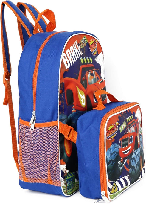 Blaze and the Monster Machines Backpack with Insulated Lunchbox (blue/multi)...