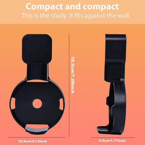Outlet Wall Mount Holder, Speaker Mount for Echo Dot 3, Smart Speaker Wall Holder Stand with Cord Management for Dot 3rd, Space Saving Accessories...