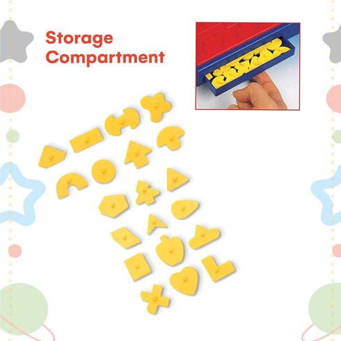 Winning Fingers Shape Toy Puzzle Game – Pop Up Board Game with Shape Puzzles - Two Players Concentration Games Puzzle Board Matching Game - Educat...