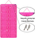 AROUY Sunglasses Organizer Storage, Hanging Dust Proof Wall Pocket Glasses Organizer - 16 Felt Slots Sunglass Organizer Holder with Metal Hook and...
