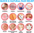 2 PCS Reusable Perineal Cooling Pad, Hemorrhoid and Perineal Ice Packs, Postpartum and Hemorrhoid Pain Relief, Hot & Cold Packs for Women After Pr...