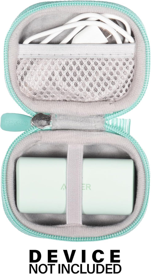 CaseSack Case for Anker Portable Charger with Built-in Lightning Connector (Mint)...