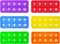 Ten Frame Pop Board, Fidgets for Classroom, Quiet Sensory Toys Bubble Poppers, Pop for Counting Math, Focus Tools for Kids, Montessori Educational...
