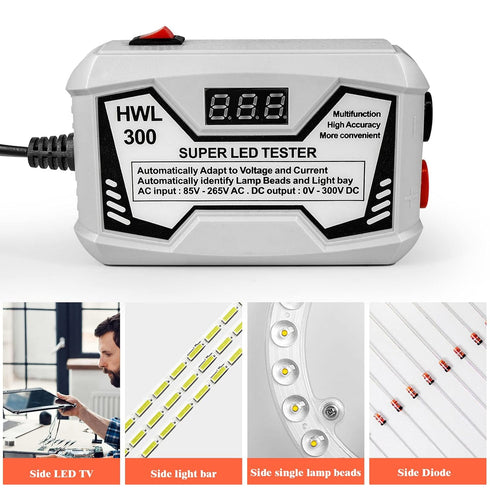 Super LED Tester Lamp Bead Strip TV Backlight Repair Inspection Testing LED Light Tester LED Backlight Tester Gray 85?265V...