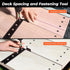 2 PCS Steel Deck Board Spacers(Thickness:1/8” & 3/16”),Spacer Tool for Deck Boards,Deck Mate, Deck Board Spacing Tool,Works for Treated Wood & Com...