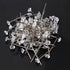 100 PCS Bouquet Pins Flower Pins, 1.5'' Straight Pins Clear Sewing Pins Crystal Diamond Head Pins for Craft Wedding Jewelry Decoration...