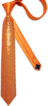 DiBanGu Mens Sequin Skinny Tie and Pocket Square Set,Shiny Solid Necktie Formal Satin Slim Ties for Party Wedding...