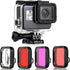 Waterproof Housing Case with Diving Filters for GoPro Hero 5 6 7 Black Hero (2018) Cameras - 45M Underwater Diving Housing Shell with Red/Light Re...
