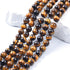 12mm Natural Yellow Tiger Eye Beads Round Semi Precious Gemstone Loose Beads for Jewelry Making 32pcs/Strand...