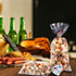 Chuangdi 100 Pack Cello Baseball Party Snack Bags Cellophane Baseball Treat Bags For Team Snacks Sports Goodie Pouches Birthday Party Supplies Fav...