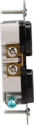 Eaton TRBR20BKBXSP 20-Amp 3-Wire 125-Volt Tamper Resistant Commercial Grade Duplex Receptacle 2-Pole, Black...