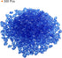 MECCANIXITY 300pcs Glow Rocks 8-10mm Glow Pebbles Decoration in The Dark Luminous Stones Decor DIY Decorative Dark Blue for Garden, Potted Plant, ...