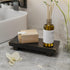 HGF Wood Pedestal Stand Risers for Decor, 8.7'' x 3.5'' Small Farmhouse Wooden Riser Soap Stand for Table Countertop Kitchen Sink Decor, Footed Tr...