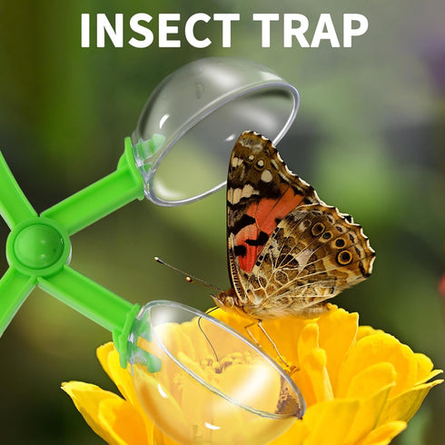Outdoor Explorer Kit - Bugs Catcher Kit for Kids Critter Keeper Butterfly Habitat Magnifying Glass Summer Outdoor Toys...