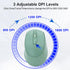 Rechargeable Wireless Mouse, Bluetooth Mouse for Laptop/iPad/MacBook Pro/Air,Silent Mouse for PC/Surface Pro/Lenovo/Samsung Table, Portable Slim C...