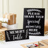 Juvale Celebration of Life Decorations Memory Signs for Funeral, Memorial Service, Graduation, Wedding, Bridal Shower, Birthday Party Celebration,...