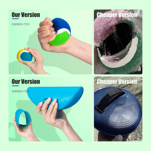 EVERICH TOY Beach Toys Outdoor Games for Kids Ages 3-10-Yard Lawn Games Ball Catch Games Paddle Toss-Upgraded Version Outside Games for Kids/Famil...