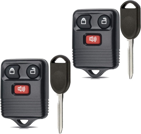 TAIME Keyless Entry Car Key Fob Replacement for Ford, Lincoln, Mercury, Mazda F150 F250 F350 Escape Expedition Explorer Ranger Set of 2...