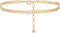 Link Chain Anklet,14K Gold Plated Boho Cute Dainty Foot Chain Ankle Bracelet Chain Anklet for Women...