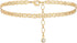 Link Chain Anklet,14K Gold Plated Boho Cute Dainty Foot Chain Ankle Bracelet Chain Anklet for Women...