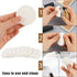 50 Pieces White Round Makeup Sponge Facial Powder Puff Cosmetic Sponge Round Foam Pad Beauty Makeup Eye Face Foundation Powder Blender for All Ski...