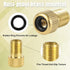 28pcs Bicycle Valve Adapter Set, Brass Bike Tire Valve Stem Adapter Inflation Kit Accessories for Standard Pump or Air Inflatable Attachment Compr...