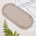 PH PandaHall 1pc Crochet Bag Bottom Oval Long Crochet Shaper Base 9.8 x 4.7" Oval Purse Bottom Bag Cushion Base with Holes for Handbag DIY Shoulde...