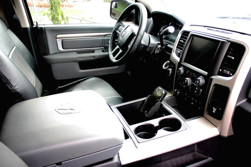 RPC Phone Holder Converts The Business Card Holder Into a Cell Phone Holder in Select 2009-15 Dodge Ram Trucks - Medium...