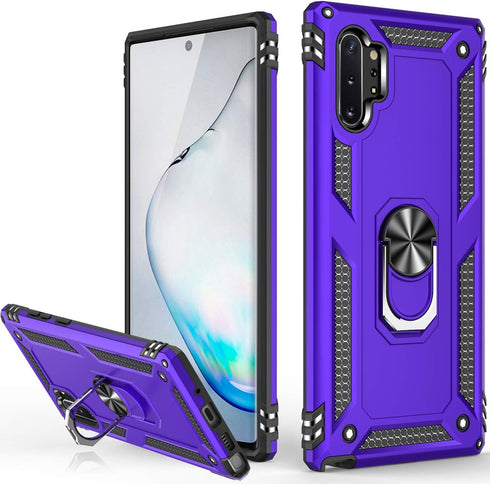 LUMARKE for Galaxy Note 10+ Plus Case,Pass 16ft. Drop Test Military Grade Heavy Duty Protective Phone Cover with Magnetic Ring Kickstand Compatibl...