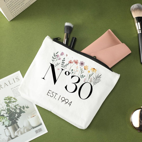 30th Birthday Gifts for Her Women, 1994 Makeup Bag, 30th Birthday Decorations for Her, 30 Year Old Female Mom Lady Wife Aunt Best Friend Bestie Mo...