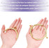 PH PandaHall 10pcs Metal Purse Frame 5 Color 8.5cm/3.3" Retro Arch Metal Purse Coin Bag DIY Craft Frame Kiss Clasp Lock for Bag Sewing Craft Tailo...