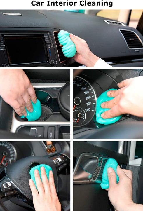ASFSKY Car Putty Car Cleaning Gel Car Cleaner Gel Detailing Putty Dust Cleaning Tool for PC Tablet Laptop,Car Vents,Car Interiors,Home,Printers,El...