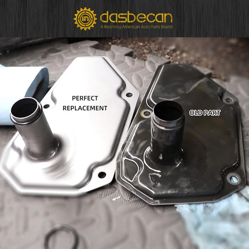 Dasbecan 31728-3JX0A Car Transmission Filter Oil Pan Gasket Set Compatible with Nissan Tiida Versa Sentra Note Suzuki Swift Chevy Spark Replaces# ...