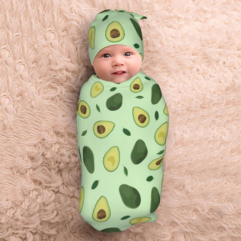 Swaddling Blanket for Baby, Soft Sleeping Bag, Sack for Newborn Boys Girls, Unisex Baby Stuff, Avocado...