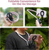 REYGEAK Magnetic POV/Vlog Phone Neck Mount Holder for Magsafe iPhone 15/14/13/12 Pro Mini/Plus/Pro/Pro Max, Hand Free Chest Stand Video Recording ...