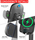 APPS2Car Solid Cup Holder Phone Mount for Car Truck with Quick Extension Long Arm Fast Swivel Adjustable Height 360 Rotatable Low Profile for iPho...