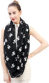 Pug Dog Print Women's Infinity Scarf Lightweight...