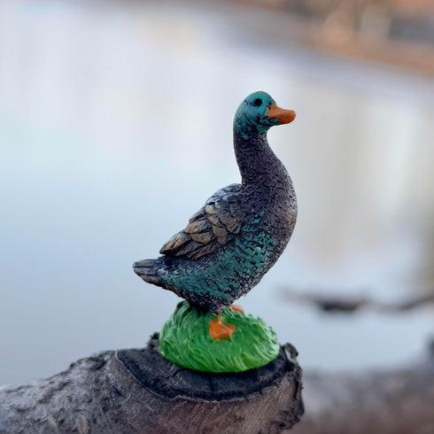 Mini Resin Duck & Goose Fairy Garden Accessories Miniature Figurine, Decor for Fairy Garden Bonsai Micro Landscape Moss Terrarium DIY Craft Projec...