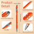 12 Pcs Inspirational Pens Bulk, Motivational Pens Ballpoint with Stylus Tips, 0.5mm Smooth Writing Pens Fine Point of Black Ink, 12 Colors with Gi...
