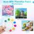 Acrylic Paint Palette Trays 10Pcs Plastic Pallets for Kid, Adult, Student Oil Watercolor Craft DIY Art Painting...