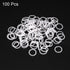 uxcell Silicone O-Rings, 13mm OD 10mm ID 1.5mm Width VMQ Seal Gasket for Compressor Valves Pipe Repair, White, Pack of 100...