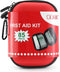 I GO 85 Pieces Hard Shell Mini Compact First Aid Kit, Small Personal Emergency Survival Kit for Travel Hiking Camping Backpacking Hunting Marine C...