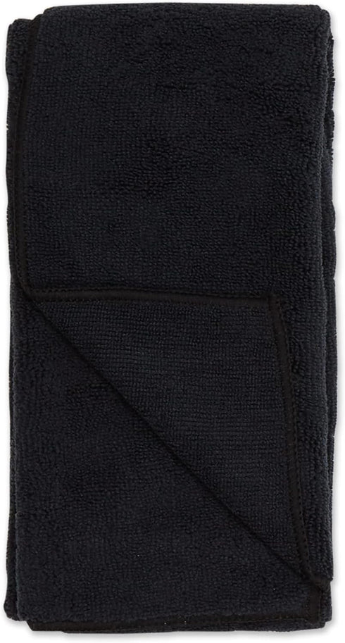 Bone Dry Pet Grooming Towel Collection Embroidered Absorbent Microfiber Drying Set, 15x30, Black, 3 Count...