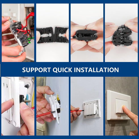 Switch and Receptacle Spacer Outlet Spacers for Electrical Box, 100pcs Electrical Outlet Spacers Shims Socket Electrical Box Extender Outlet Space...