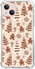 Brown Gingerbread Christmas Trees Case Compatible with iPhone 15 Plus, Cute Christmas Festival Case for iPhone 15 Plus, Cool TPU Bumper Phone Case...