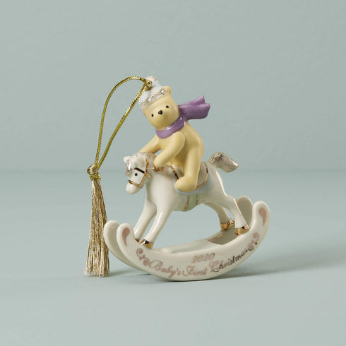 Lenox 2020 Winnie The Pooh Baby's 1st Christmas Ornament, 0.40 LB, Multi...