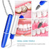 Healvian 2pcs Portable Dental Picks Teeth Stain Remover Mini Travel Plaque and Tartar Remover with Chain Mini Stain Eraser Oral Cleaning Tools for...